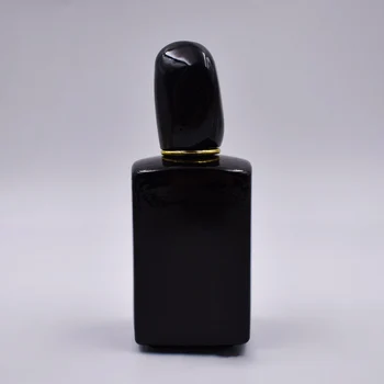 Kvadratni bočica za parfem high-end velikog kapaciteta obujma 50 ml, kozmetički stakleni sprej, četiri boje: pink, crna, rose gold i crvena