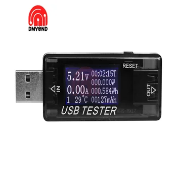 8 in1 QC2.0 3,0 DC 4-30 U Električna Snaga USB Kapacitet Tester Napona Mjerač Struje Monitor Mini Voltmetar Ampermetar vat-sat metar