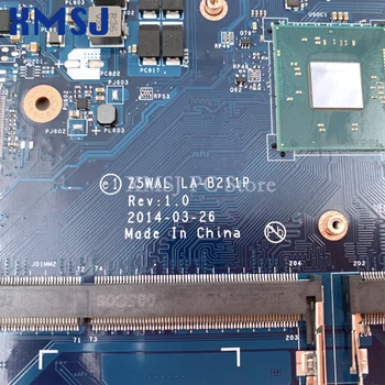 NBMPL11001 NBMPK11001 NBMNY11003 Z5WAL LA-B211P Glavni odbor za ACER ASPIRE E5-511 E5-511-P8E8 Matična ploča laptopa N2930 Procesor DDR3L