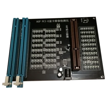 PC AGP PCI-E X16 Tester Utičnice Dvostruke Namjene Prikaz slika Provjera Grafičke kartice Tester Kartica slike Dijagnostički Alat