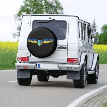 Zastava Ukrajine Torbica za Rezervnu gumu Torbica za Suzuki Mitsubish Ukrajinski Grb Zaštita Automobilske Kotače Pribor