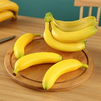 1pc Simulacija Banana Voće Umjetno Voće Banana Model Rođendan Igračke Baby Darove Декомпрессионная Igračka Voće Model