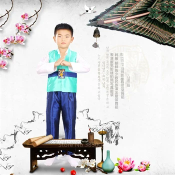 Dječji Tradicionalni Korejski Odijelo Ханбок Za Male Dječake Azijski Odjeća Klasicni Plesni Odijelo Dječji Etnički Stil Ideju Cosplay Party