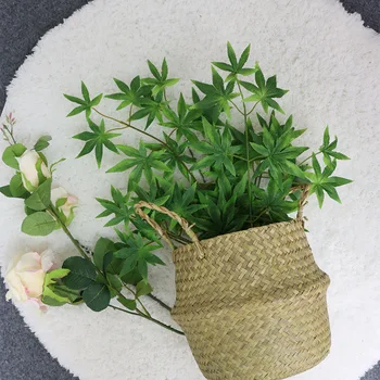 Гинко Ostaviti Japanski Javor Bonsai Lažno Zeleno Drvo Little Monstera Plastične Prirodni Krajolik Lišće Dekorativni Roll Vinove Papira
