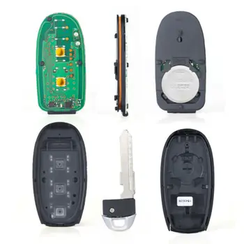 KEYECU OEM 2 gumba Pametni ključ-kartica 315 Mhz/433 Mhz PCF7953XTT ID47 Čip za SX4 Suzuki Swift Vitara 2010-FCC-a: TS007/TS008