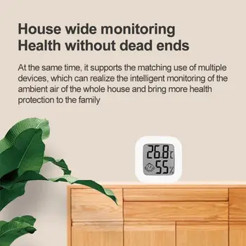 CORUI Tuya ZigBee Senzor Temperature I Vlažnosti zraka Visoka Osjetljivost Za Automatizaciju Pametne Kuće Daljinski Upravljač Alexa Google Home