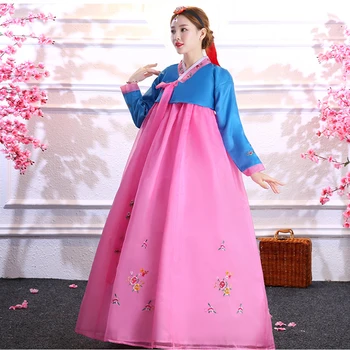 2022 Odijelo manjina Ханбок Korejska Tradicionalna Odjeća Ханбок Korejski Palača Plesni Smještaj Haljina Nacionalni Pozornica Odijelo SL1530
