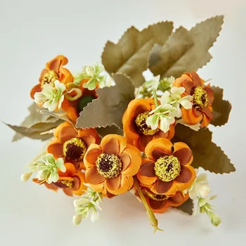 Japanska ruža umjetno cvijeće DIY centralne vjenčanje Balkonska vikendice ukras stola i sobe pribor za dom