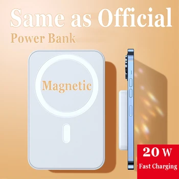 10000 mah Magnetski Banka Hrane za iPhone 12 13 14 Pro Max za Prijenosni Punjač Magsafe Bežični Brzo Punjenje Vanjske Baterije