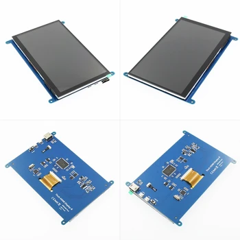 Novi 7-inčni Malina Pi 3 Model B + LCD zaslon osjetljiv na dodir LCD 800 *480 HDMI TFT Monitor