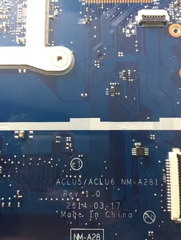 ШЕЛИ Za Lenovo G50-45 matična ploča NM-A281 s procesorom E1-6010 DDR3L